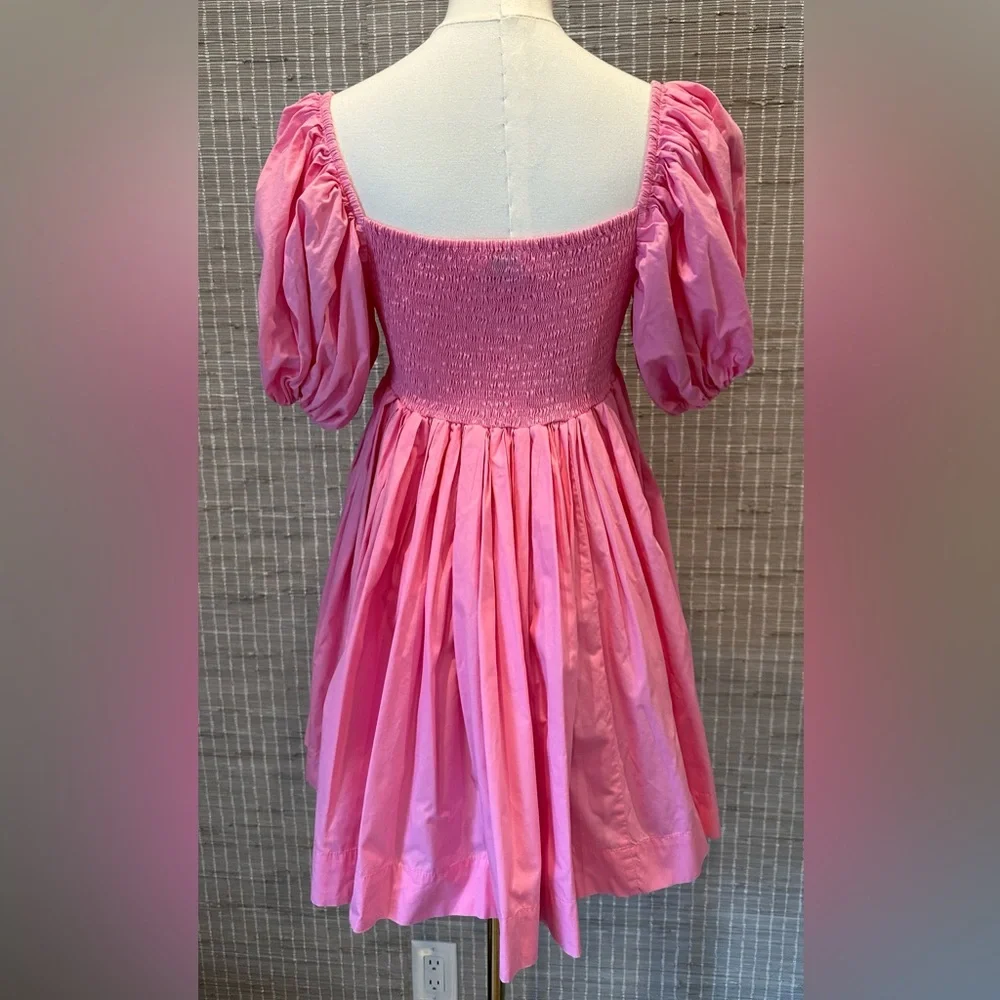 💙 S/W/F Puff Sleeve Babydoll Dress 💙 - Picture 3 of 4